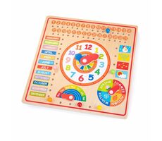 Bigjigs Toys Kalender mit Uhr / ab 3 Jahren