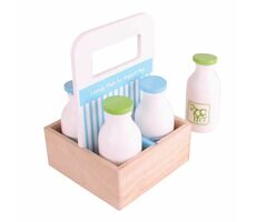 Bigjigs Toys Holzmilch in einer tragbaren Box / ab 3 Jahren