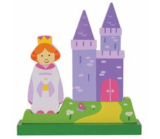 Bigjigs Toys Magnetisches vertikales Puzzle-Schloss / ab 18 Monaten