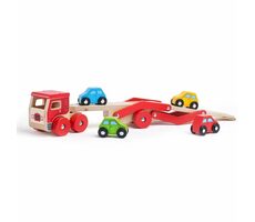 Bigjigs Toys Holzlastwagen mit Autos / ab 12 Monaten