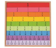 Bigjigs Toys Didaktisches Diagramm Brüche / ab 3 Jahren
