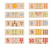 Bigjigs Toys Lernpädagogisches Zählpuzzle / ab 2 Jahren