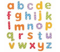 Bigjigs Toys Magnetisches farbiges Alphabet (Kleinbuchstaben) / ab 3 Jahren