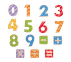 Bigjigs Toys Magnetische farbige Zahlen / ab 3 Jahren
