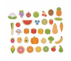 Bigjigs Toys Obst- und Gemüsemagnete / ab 3 Jahren