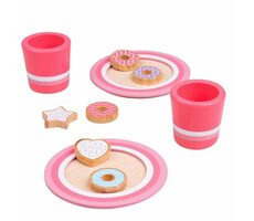 Bigjigs Toys Set für Kekse mit Milch / ab 3 Jahren