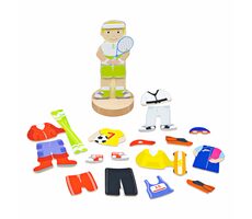 Bigjigs Toys Magnetisches Anziehpuzzle für sportliche Aktivitäten / ab 3 Jahren