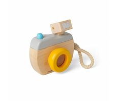 Bigjigs Toys Holzkamera mit Blitz / ab 18 Monaten