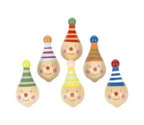 Small Foot Holz-Entenclown 6er-Set / ab 3 Jahren