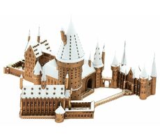 Metal Earth 3D-Puzzle Harry Potter: Verschneites Schloss Hogwarts / 136 Teile / ab 14 Jahren