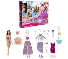 Mattel HKB09 Barbie Fashion Adventskalender 2023 / ab 3 Jahren