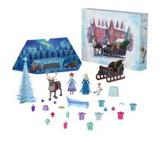 Mattel HWX20 Frozen Adventskalender mit kleinen Puppen 2024 / ab 3 Jahren