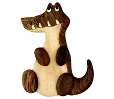 2Kids Toys Holzmagnet großes Krokodil