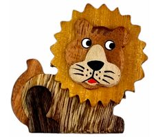 2Kids Toys Holzmagnet großer Löwe