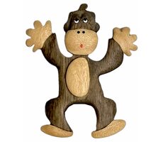 2Kids Toys Holzmagnet großer Affe