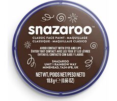 SNAZAROO Gesichtsfarbe Dunkelbraun 18ml