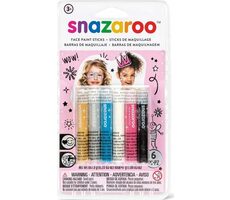 SNAZAROO Gesichts- und Körperfarben-Set in Fantasy-Sticks 6 Stück / ab 3 Jahren