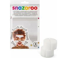 SNAZAROO Gesichtsmalschwämme halbiert 4 Stk
