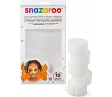 SNAZAROO Gesichtsmalschwämme halbiert 10 Stk
