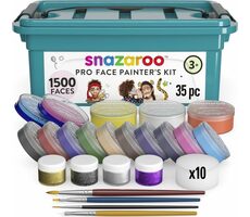 SNAZAROO Schminkset - Profibox 35 Teile / ab 3 Jahren