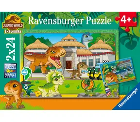 Ravensburger Jurassic World: Explorer / 2x 24 Teile / ab 4 Jahren 