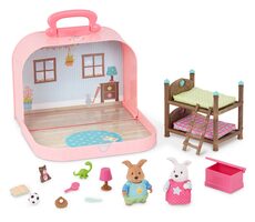 Li'l Woodzeez Set im Koffer Kinderzimmer / ab 3 Jahren