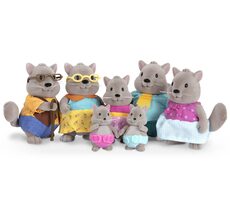 Li'l Woodzeez Chipmunk-Familie mit Bustleberry-Großeltern / ab 3 Jahren