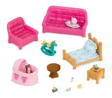 Li'l Woodzeez Möbelset für Wohnzimmer und Kinderzimmer / ab 3 Jahren