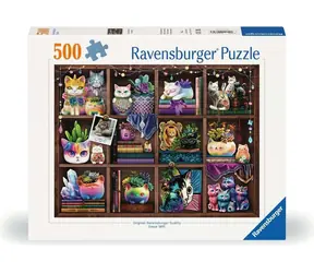 Ravensburger Katzen und Sukkulenten / 500 Stück / ab 12 Jahren