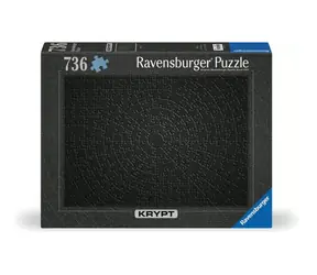 Ravensburger Krypta-Puzzle: Schwarz / 736 Teile / ab 14 Jahren