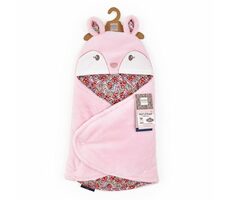 Doudou Plüsch rosa Kapuzendecke Boh'aime 70 cm / ab 0 Jahren