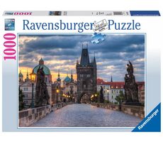 Ravensburger Tschechisch Sammlung: Prag: Spaziergang auf der Karlsbrücke / 1000 Teile / ab 14 Jahren