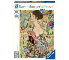 Ravensburger Gustav Klimt: Dame mit Fächer / 1000 Teile / ab 14 Jahren