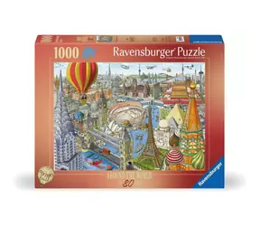 Ravensburger In 80 Tagen um die Welt / 1000 Stück / ab 14 Jahren