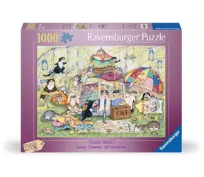 Ravensburger Das Leben der verrückten Katzen / 1000 Teile / ab 14 Jahren