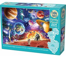 COBBLE HILL Familienpuzzle Reisen durch den Weltraum 350 Teile / ab 9 Jahren