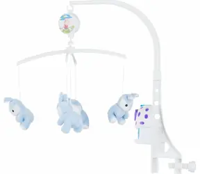 CHIPOLINO Musikalisches Hängekarussell Blaue Hasen / 0 - 5 Monate