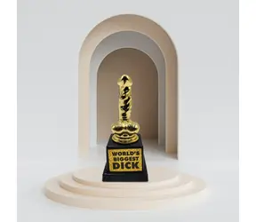 Mad Monkey Trophy „Der größte Schwanz der Welt“