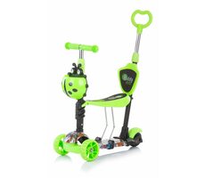 CHIPOLINO Scooter mit Führungsschiene Kiddy Evo 3in1 Green Graffiti / ab 3 Jahren / bis 20 kg