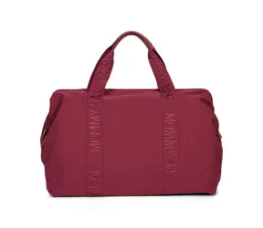 Childhome Wickeltasche Mommy Bag Signature Urban Burgundy
