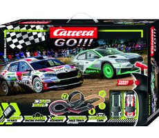 Carrera 62584 GO Škoda Rallye / Rennstrecke / Rundkurslänge 4,9 m / ab 6 Jahren