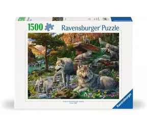 Ravensburger Frühlingswölfe / 1500 Teile / ab 14 Jahren