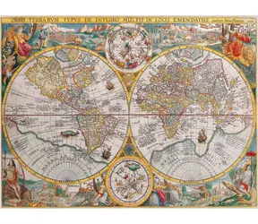Ravensburger Historische Karte / 1500 Teile / aus 14 Jahren