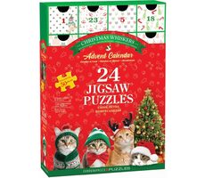 EUROGRAPHICS Puzzle-Adventskalender: Weihnachtsbart / 24x50 Teile / ab 6 Jahren