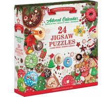 EUROGRAPHICS Puzzle-Adventskalender: Weihnachtsgeschenke / 24x50 Teile / ab 6 Jahren