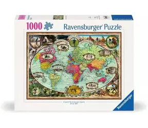 Ravensburger Mit dem Fahrrad um die Welt / 1000 Stück / ab 14 Jahren