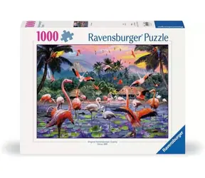 Ravensburger Rosa Flamingos / 1000 Stück / ab 14 Jahren
