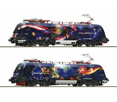 Roco 7510062 Elektrolokomotive Rh 1116 Fußball verbindet Europa ÖBB
