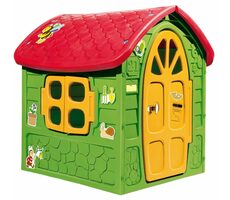 DOHÁNY Kinder-Gartenhaus grün-rot / ab 2 Jahren