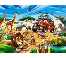Castorland 018390 Safari-Abenteuer / 180 Teile / ab 7 Jahren